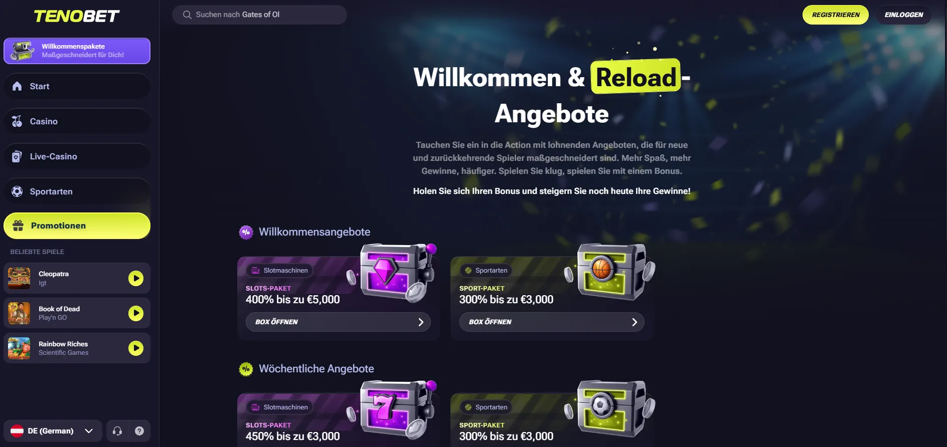 Vergleich der besten kostenlosen Casinos