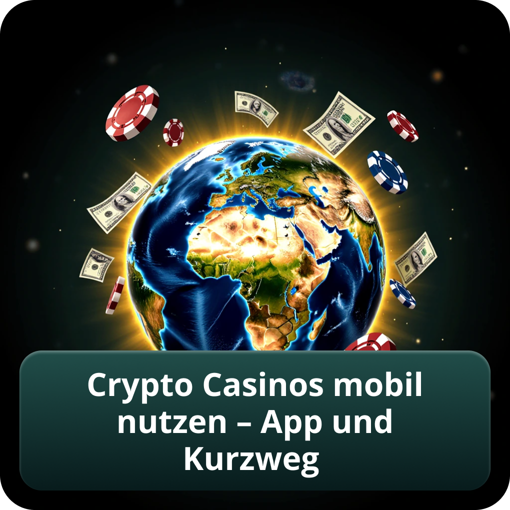 Crypto Casinos mobil nutzen – App und Kurzweg