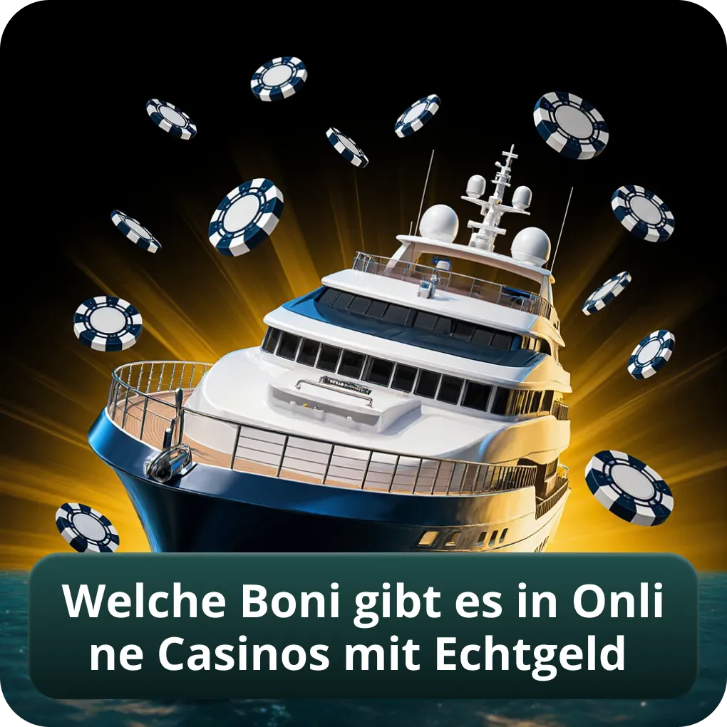 Welche Boni gibt es in Online Casinos mit Echtgeld